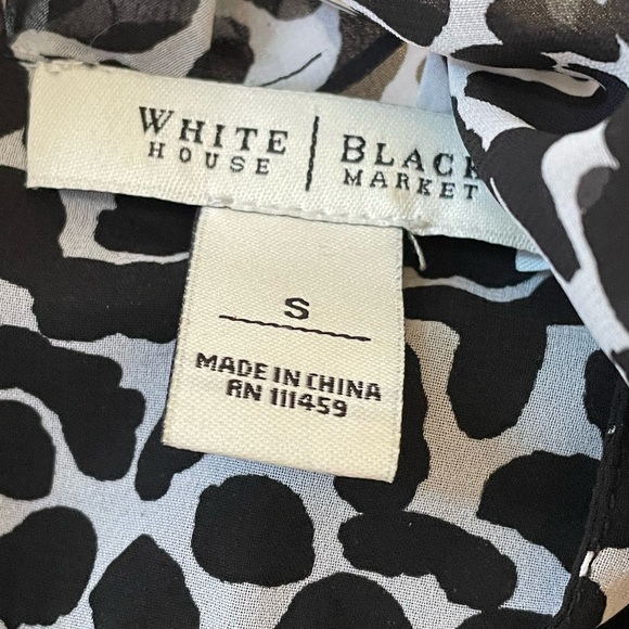 Ruffled Animal print trim stretchy sweater top - Picture 3 of 3